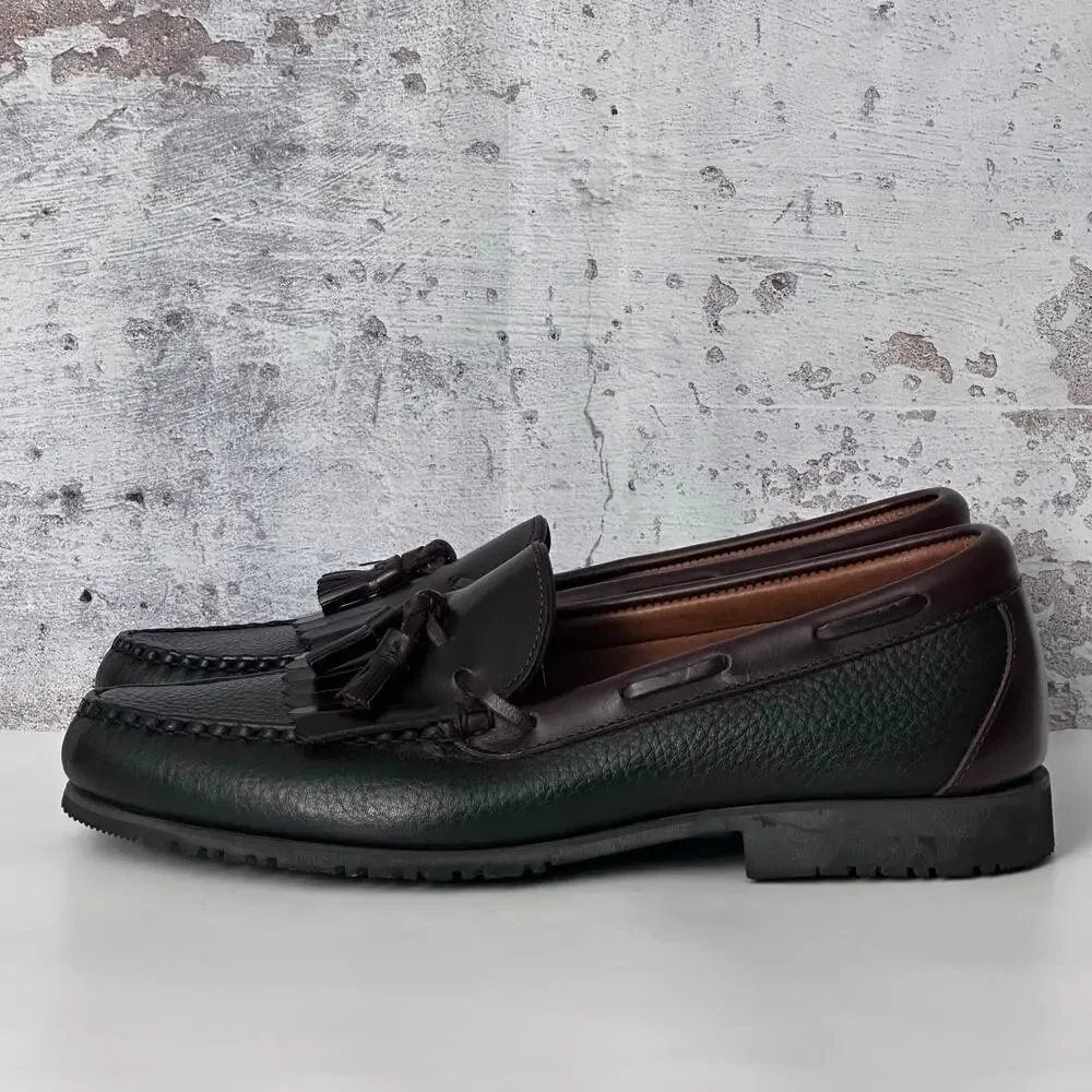 ALLEN EDMONDS Nashua Kiltie Tassel Loafer - Black, Brown